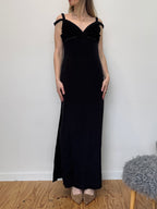 George Gross vintage silk maxi dress