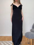 George Gross vintage silk maxi dress
