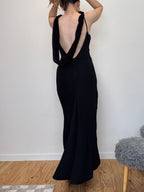 Studibaker Hawk vintage backless maxi dress