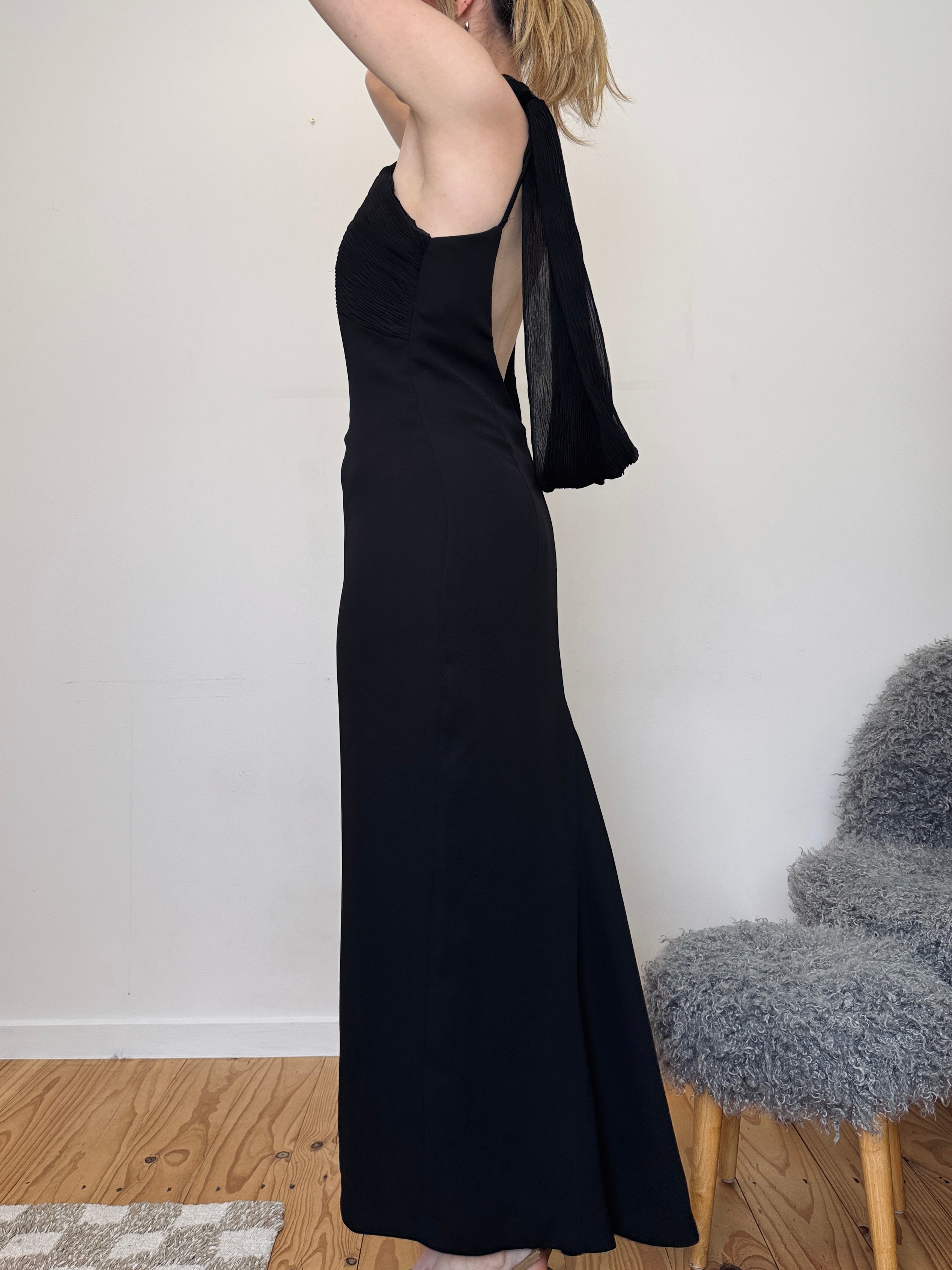 Studibaker Hawk vintage backless maxi dress