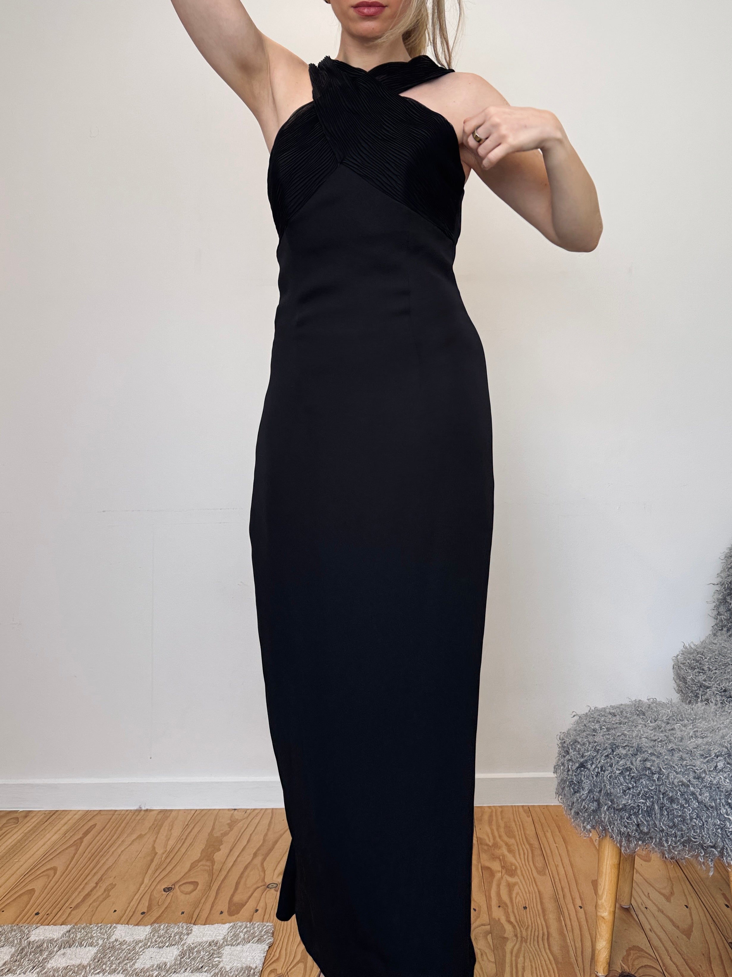 Studibaker Hawk vintage backless maxi dress