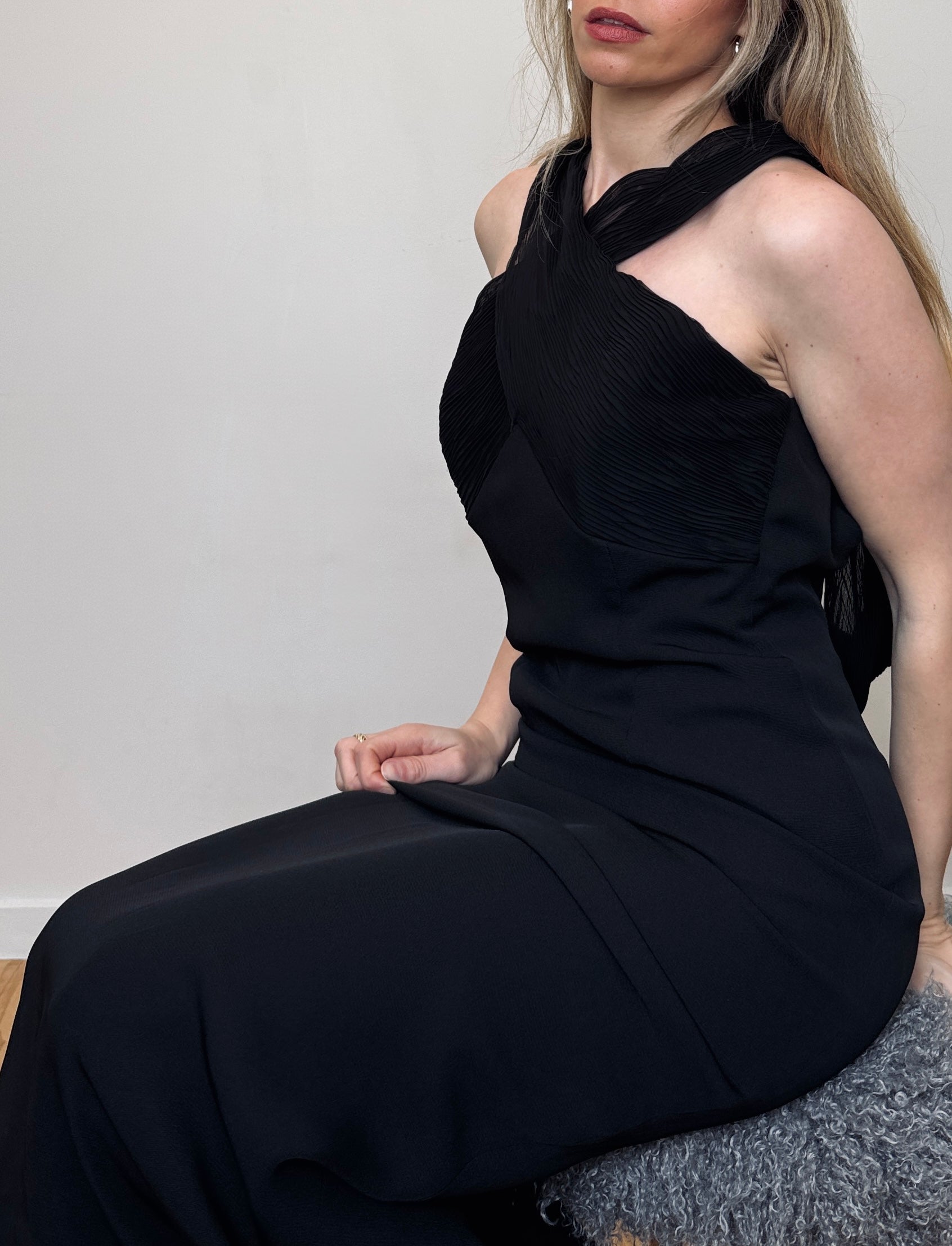 Studibaker Hawk vintage backless maxi dress